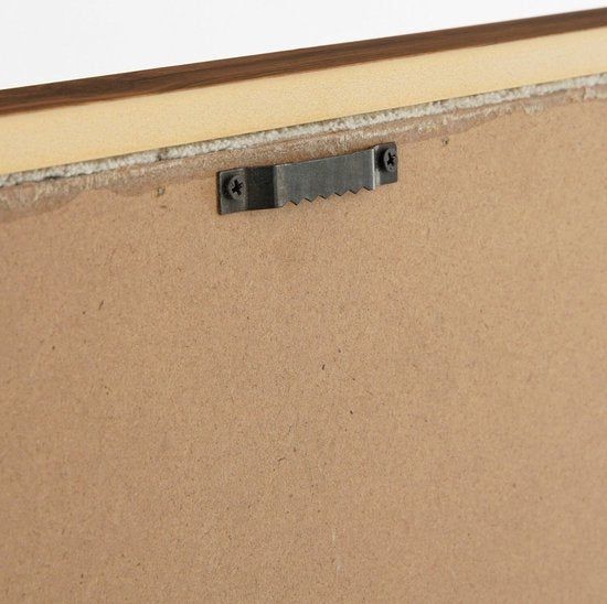 Mica Decorations Muurdecoratie Cirkel - L50 x B60 x H3 cm - Beige