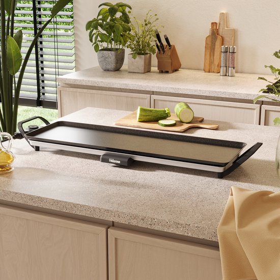Tristar Bakplaat - BP-2668 - 1800W - Gourmet, Grillplaat L 70x23cm - 6-8 personen