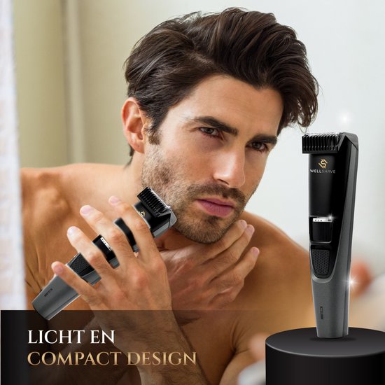 Wellshave Baardtrimmer Mannen Perfection - Trimmer voor mannen - Trimmer Baard en Lichaam - Haartrimmer mannen