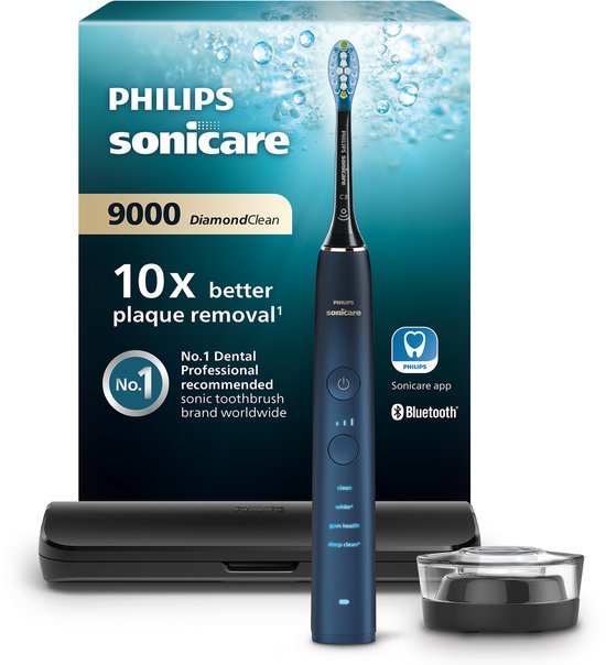 Philips Sonicare DiamondClean - Elektrische tandenborstel - Aquamarine/Zwart - Reisetui - HX9911/88