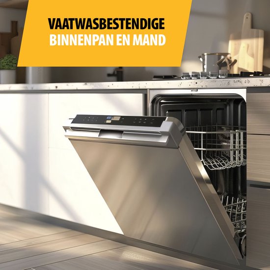 Tristar Frituurpan 3 liter - FR-9327 - Friteuse 2000W - Kijkvenster - RVS
