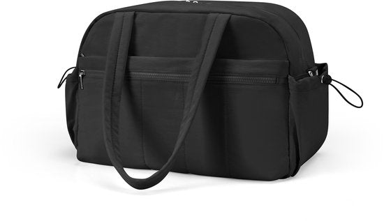 SC Weekendtas - Persoonlijk Item - Handbagage voor Ryanair en Transavia - Waterdicht en Ruim - Slimme Compartimenten - Ideaal voor Reizen en Dagelijks Gebruik - Zwart