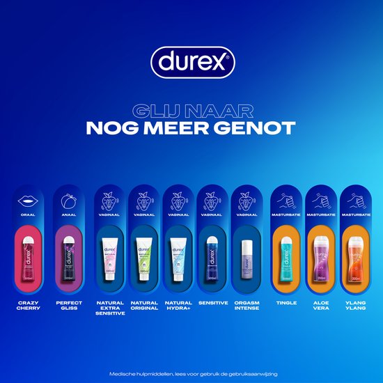 Durex Glijmiddel Natural - Extra Sensitive - 100% natuurlijk - 100ml