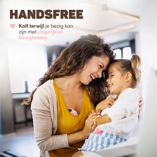 Vulpes Goods® BabyCare - Handsfree Borstkolf - Elektrische Draadloze Borstkolf - Draagbaar – Dubbele elektrische handsfree Kolf - 2 Stuks - MAX versie