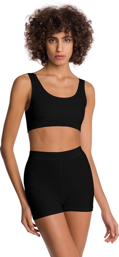 Wolford - BIKE SHORT - Beauty Cotton - Zwart