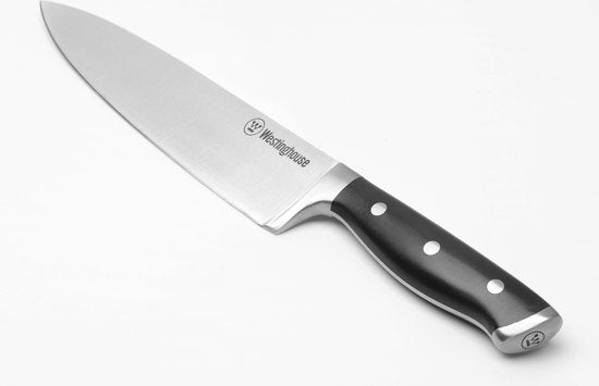 Westinghouse Koksmes - Professionele Keukenmes - RVS - 20 cm - Zwart