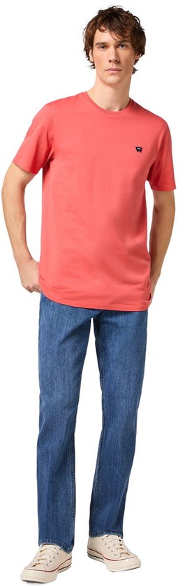 Wrangler Heren Jeans Broeken STRAIGHT regular/straight Fit Blauw 33W / 30L Volwassenen