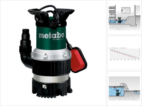 Metabo TPS 14000 S Combi dompelpomp - 770W - 14000 l/h