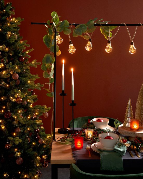 Mica Decorations Tafelklem - Metaal - Zwart - 250x1.5x 110 cm