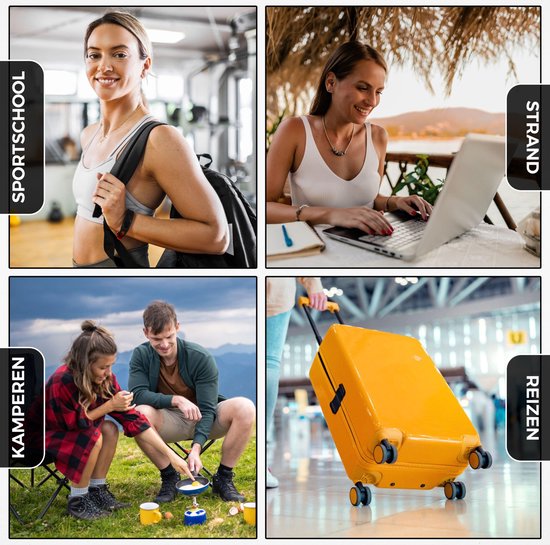 EverNeeds Reisflesjes Met Etui - Navulbaar - Siliconen Reisflesjes Handbagage - Apricot - 4 Stuks