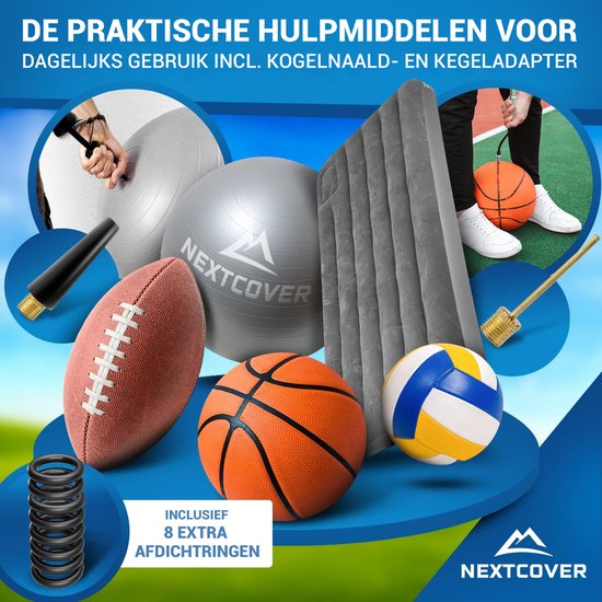 Nextcover® Profi Fietsventiel Adapter Set [15-delig] I Geschikt voor alle Ventielen I Adapter voor Frans ventiel voor Fietspomp & Compressor I Fietsventieladapter I Ventieladapter I Autoventiel I Fiets Ventiel