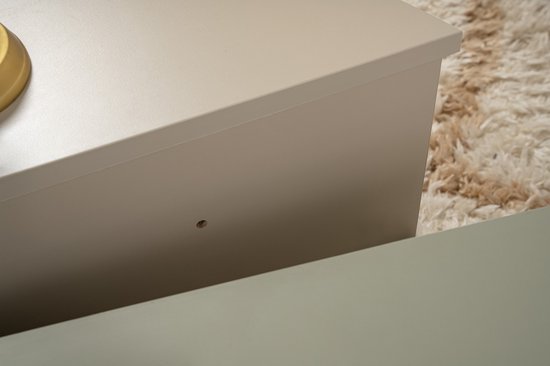 Houten salontafel "Orion" 90 x 60 x 30 cm - Essengroen