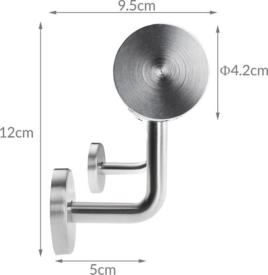 Monzana Trapleuning - RVS 4,2x100cm - Zilver