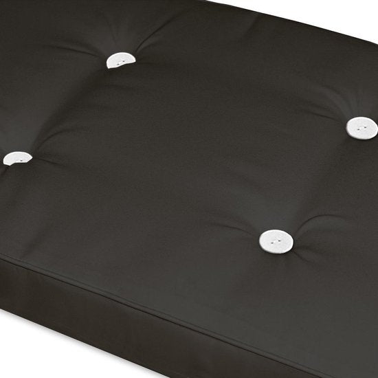 Detex Ligstoel Kussens - Waterbestendig 173x43cm - Antraciet