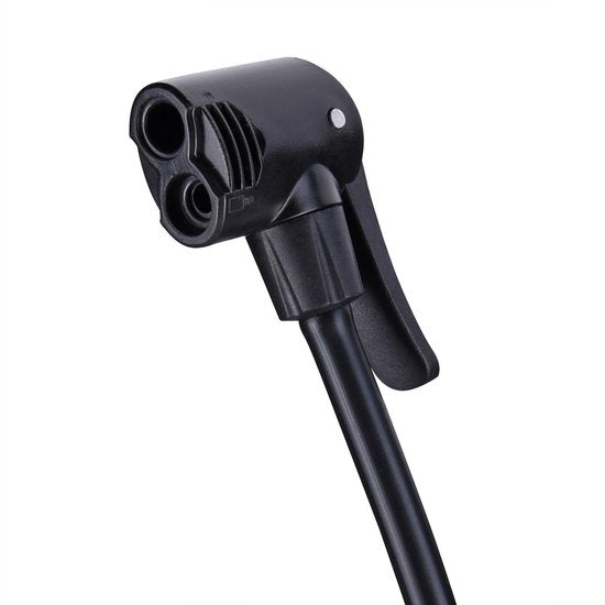 Monzana Fietspomp - incl. 3 Extra Adapters 100 cm Slang – Zwart