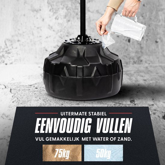 Inventus Extreme Reflex Bokspaal V2 - Cobra Boksbal - Boxing Machine - Boksen en Trainen - Staand / Volwassenen - Verstelbaar van 150 tot 200 cm
