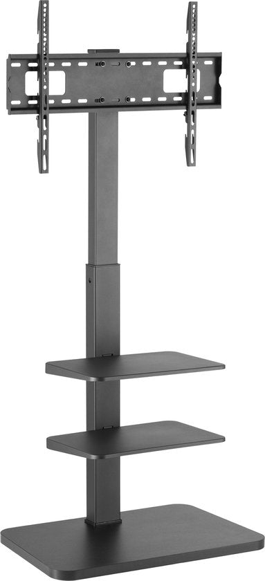 TV standaard met opbergplanken - draaibaar - 37 inch tot 75 inch