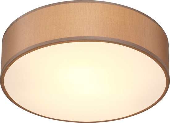 Monzana Plafondlamp - 40W Rond 38cm Fitting E27 - Taupe
