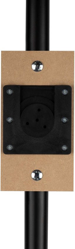 GrandSlam - Dartbord Standaard Portable - Inklapbaar, Driepoot, Universeel - Aluminium - Zwart