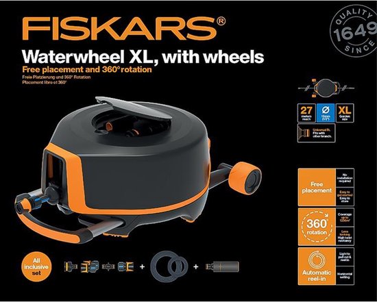Fiskars Slanghaspel XL - 20m