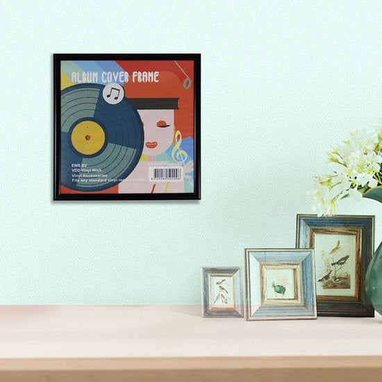 Lp vinyl platen wissellijst voor 7 inch singles - inlijsten lp vinyl elpee single platen 7 inch