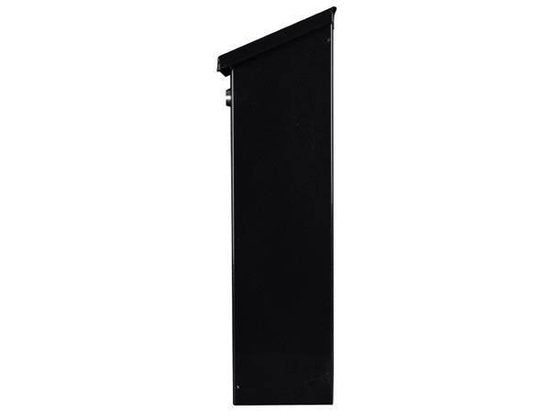 Perel Brievenbus Rio, wand- en paalmontage, met naamplaatje, incl. 2 sleutels, afmetingen (H x B x D) 39.5 x 27 x 10 cm, zwart