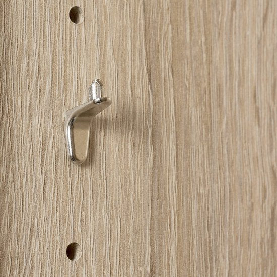 Casaria Boekenkast Vela - 5 Vakken Verstelbaar 190x60x28 cm - Eiken