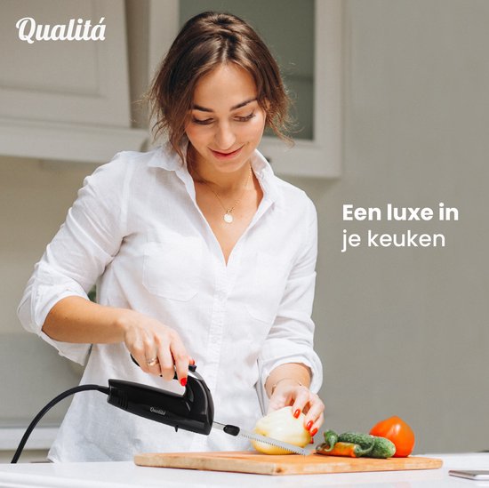 Qualitá® Elektrisch Mes – Elektrisch Broodmes Vleesmes – Broodsnijder