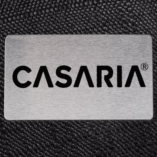 Casaria Relaxfauteuil - Massage en Verwarmingsfunctie Stof - Antraciet