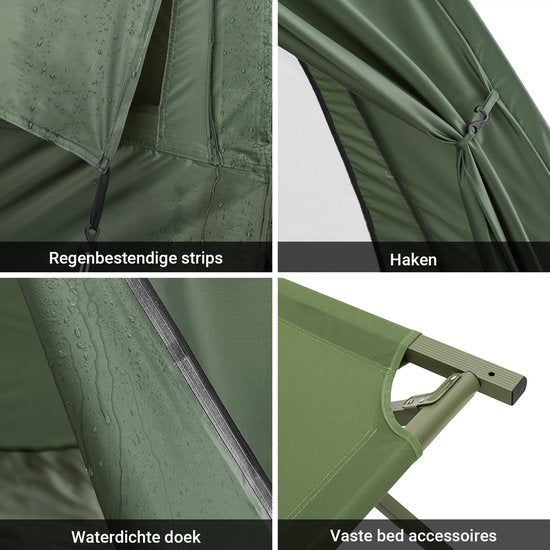 SoBuy Opblaasbare Camping Tent - multifunctioneel design - 193x161cm - OGS32-II-GR