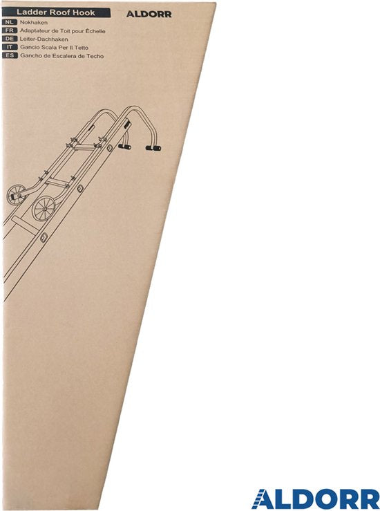 ALDORR Aluminium Nokhaak Met Wielen - Geschikt Voor Alle Ladders
