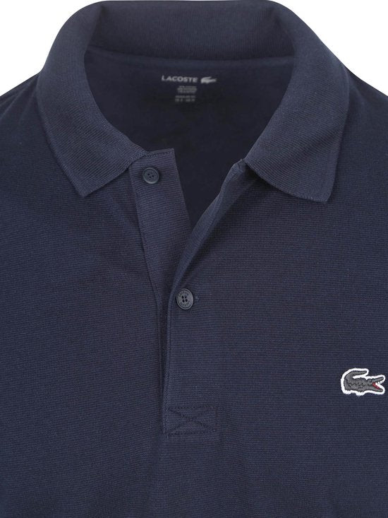 Lacoste Poloshirt Ademend Donkerblauw (navy) - Maat L - Heren