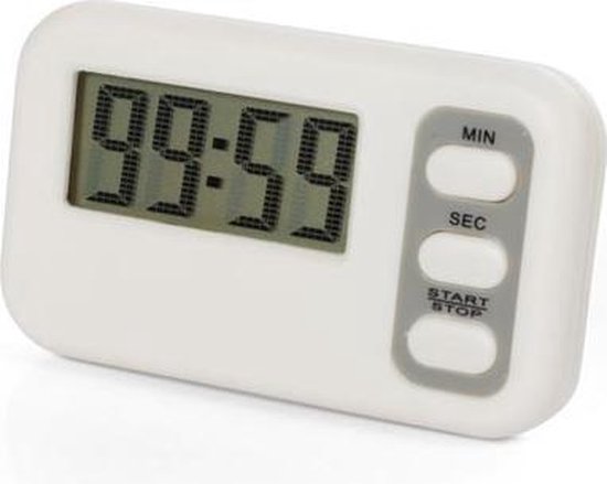Velleman Digitale countdown timer, alarm, LCD, optellen en aftellen, max. 99 min. 59 sec., perfect voor in de keuken