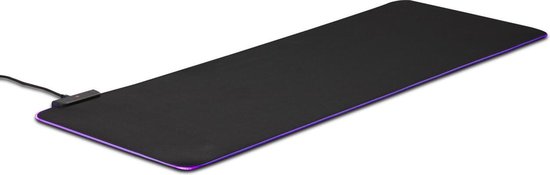 DUTCH ORIGINALS Gaming Muismat XXL - RGB LED Verlichting - 9 Kleuren - Instelbare Helderheid - Anti-slip - 80 x 30 cm