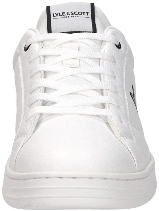Lyle & Scott Elgin Hole Sneakers Heren - Wit/Zwart - Maat 44