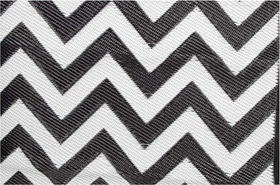 Bo-Camp - Chill mat - Wave - XL - Zwart/wit