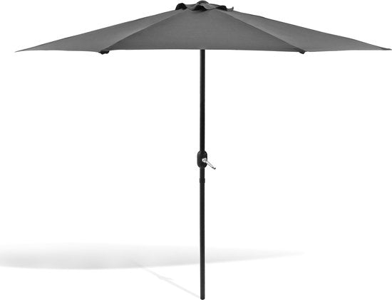 Balkon parasol - Half rond model - Antraciet