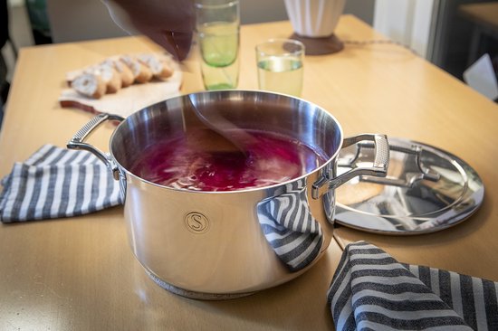 Saveur Voyage Kookpan – Ø22 cm – Tri-Ply RVS – PFAS-vrij – Inductie – Ovenbestendig