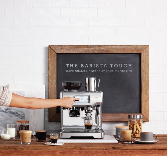 Sage the Barista Touch™ Geborsteld RVS Pistonmachine