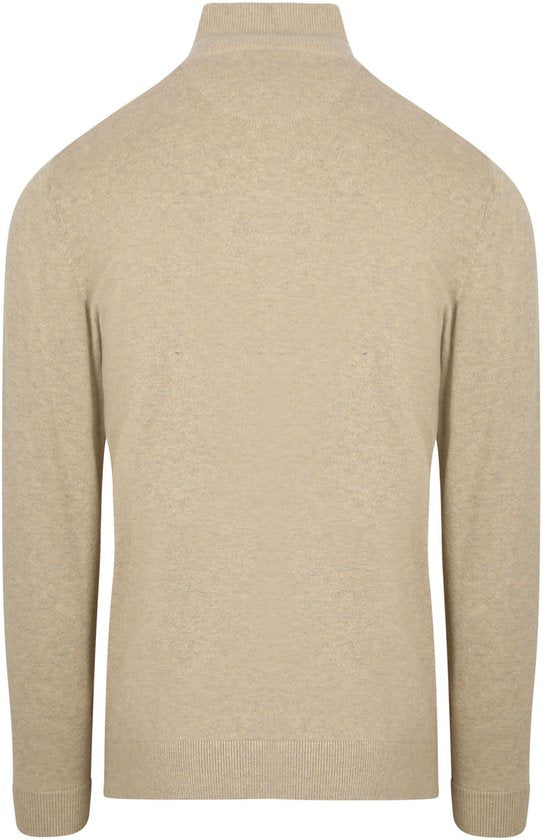 McGregor Half Zip Trui Merinowol Structure Sand - Maat 3XL - Heren - Pullovers