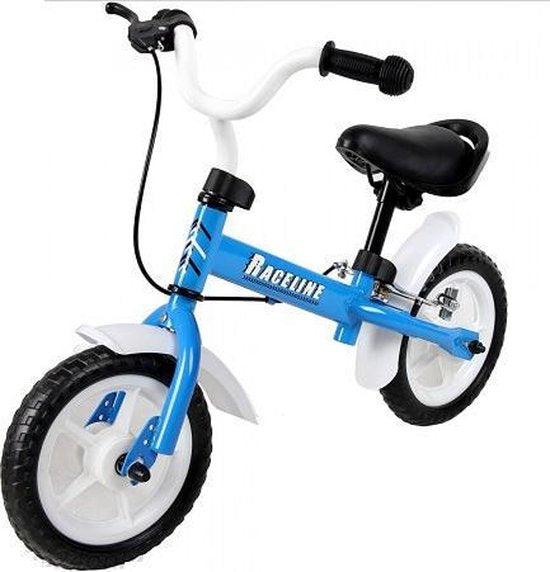 Spielwerk Loopfiets - Verstelbaar Stuur en Zadel Robuust vanaf 3 jaar - Blauw