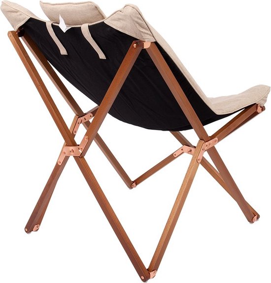 Bo-Camp - Urban Outdoor - Relaxstoel - Bloomsbury - M - Oxford polyester - Beige