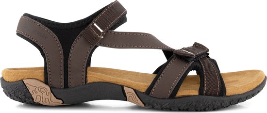 Travelin' Sandalen - Helsem - Dames - 38 - Bruin
