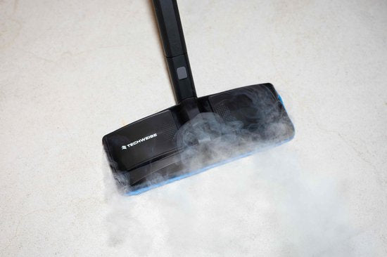 Techweise - Dweilset voor TS Compact Handstoomreiniger - 2 Verlengpalen - 1 Vloermop - 2 Dweildoeken