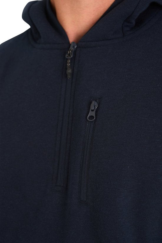 Mario Russo Trainingspak Achilles - Huispak - Joggingpak - Hoodie - Navy - XL