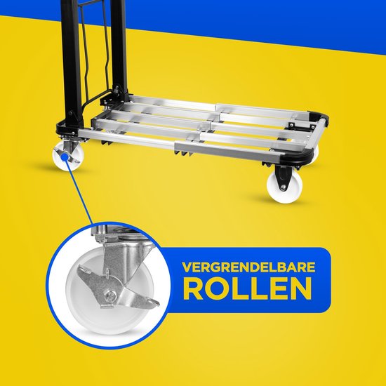 Kinzo Steekwagen Opvouwbaar - Trolley - Transportwagen - tot 150 KG