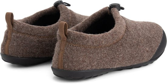 Travelin' Back2Home Dames - Pantoffels - Wol - Bruin - maat 43