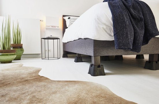 VITILITY Meubelverhoger - klein - Bedhulpmiddel - Stoelverhoger - Bedverhoger - Zwart