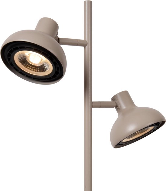 Lucide SENSAS - Vloerlamp - 2xGU10 (ES111) - Beige