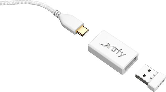 Cherry Xtrfy M8 Wireless Gamingmuis – Wit – 55 gram – Draadloos met 1 ms Reactietijd